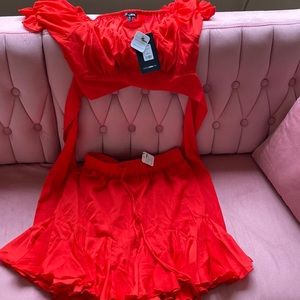 2 piece skirt set New
